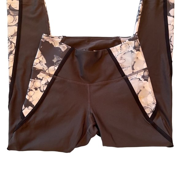 Under Armour HeatGear Leggings Women's Medium Black and Gray - Picture 2 of 6